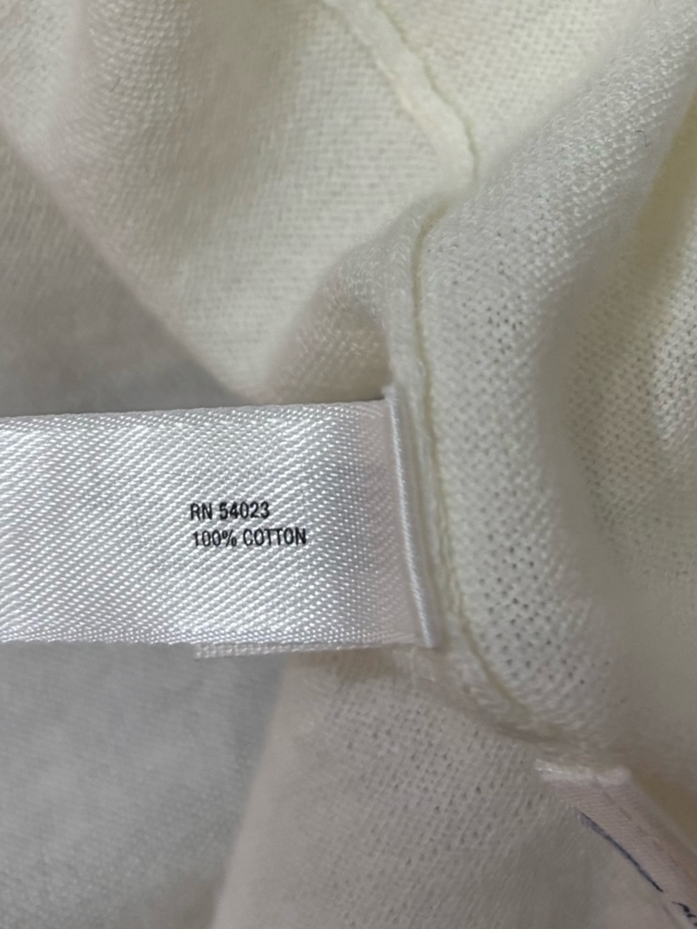 Gap Cotton Off White Ruffle Trim Tie Front Cardigan Size S - Picture 6 of 8